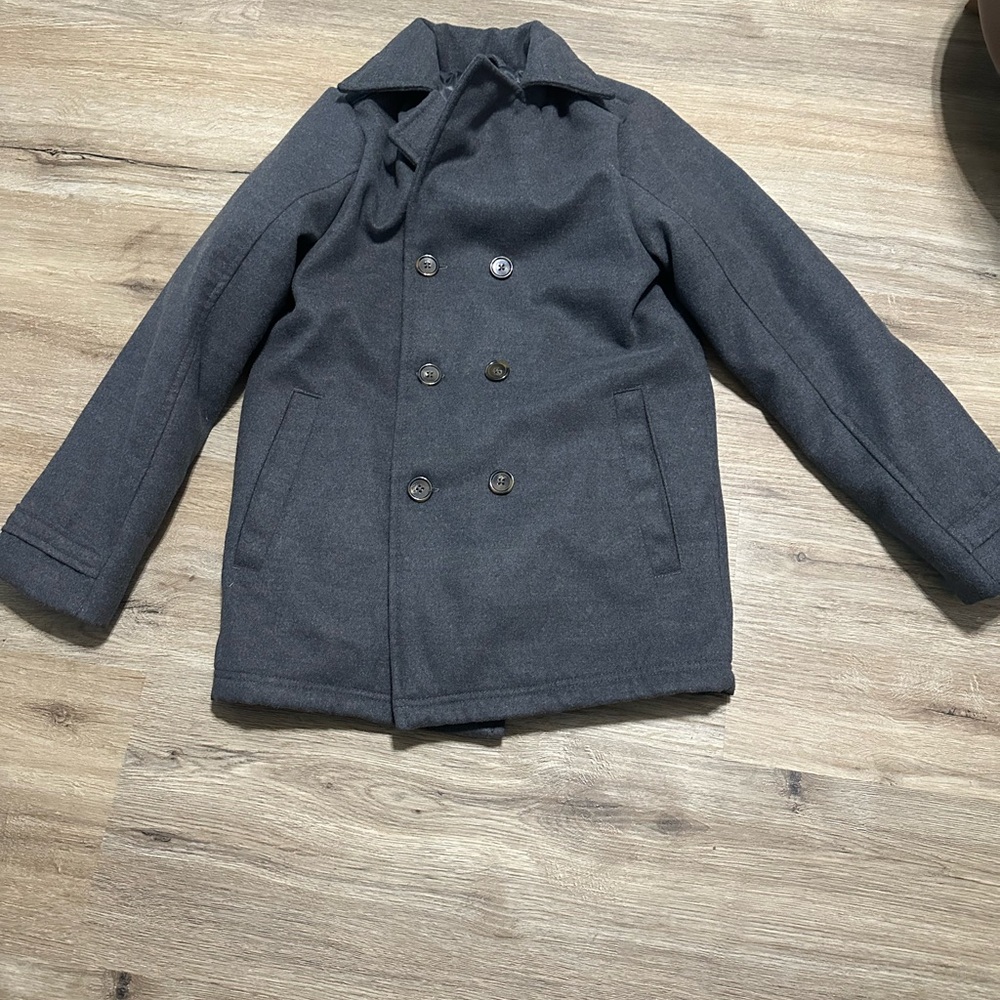 London Fog Kids' Gray Pea Coat